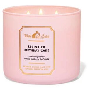 B&BW Sprinkled Birthday Cake 3-Wick Candle
